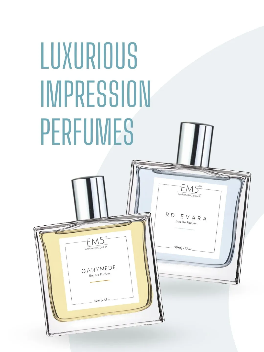 EM5™ Aqua Profumo Perfume EDP Spray for Men | Amber Marine Fresh Spicy Fragrance | Luxury Gift for Him | Variants Available: 50 ml Spray / 15 ml Spray