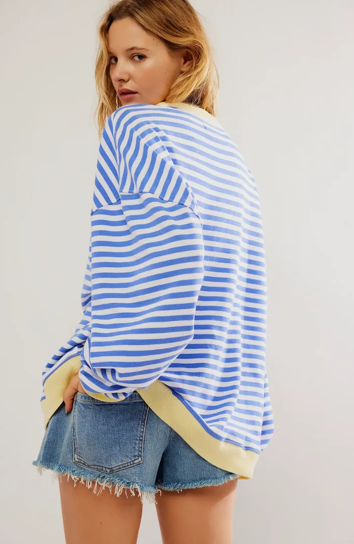 ERICA | STRIPED OVERSIZED SWEATER