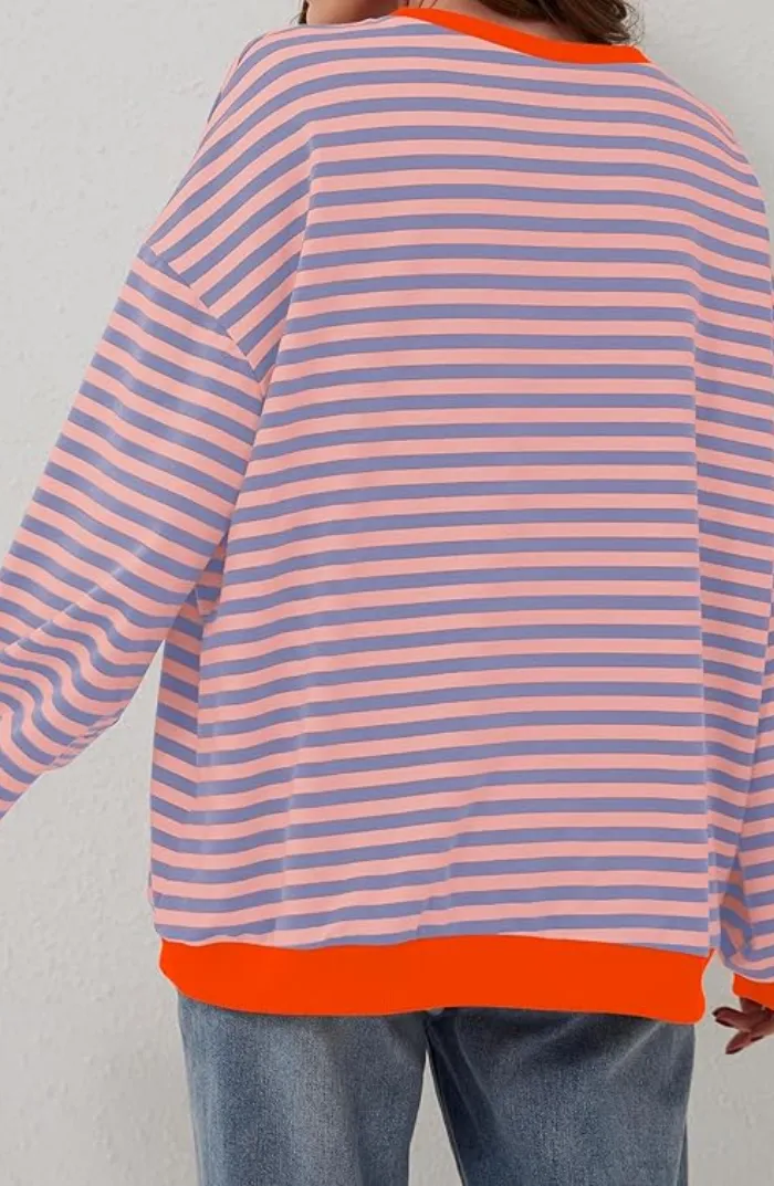 ERICA | STRIPED OVERSIZED SWEATER