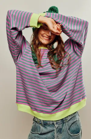 ERICA | STRIPED OVERSIZED SWEATER