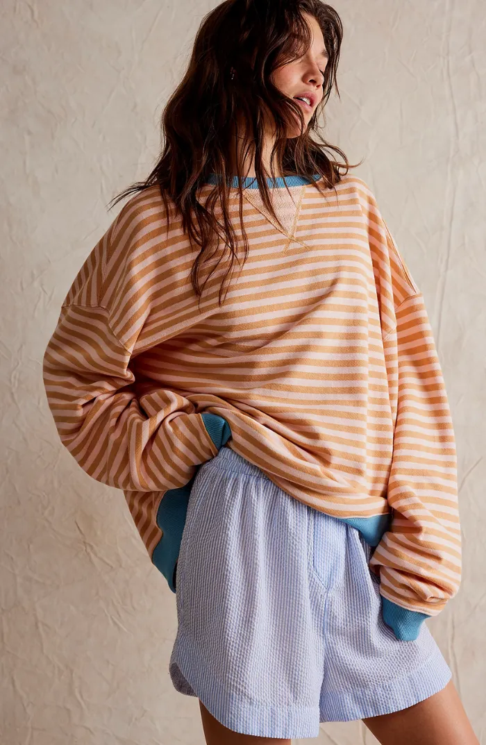 ERICA | STRIPED OVERSIZED SWEATER