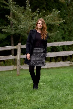 Eva - wool knit skirt