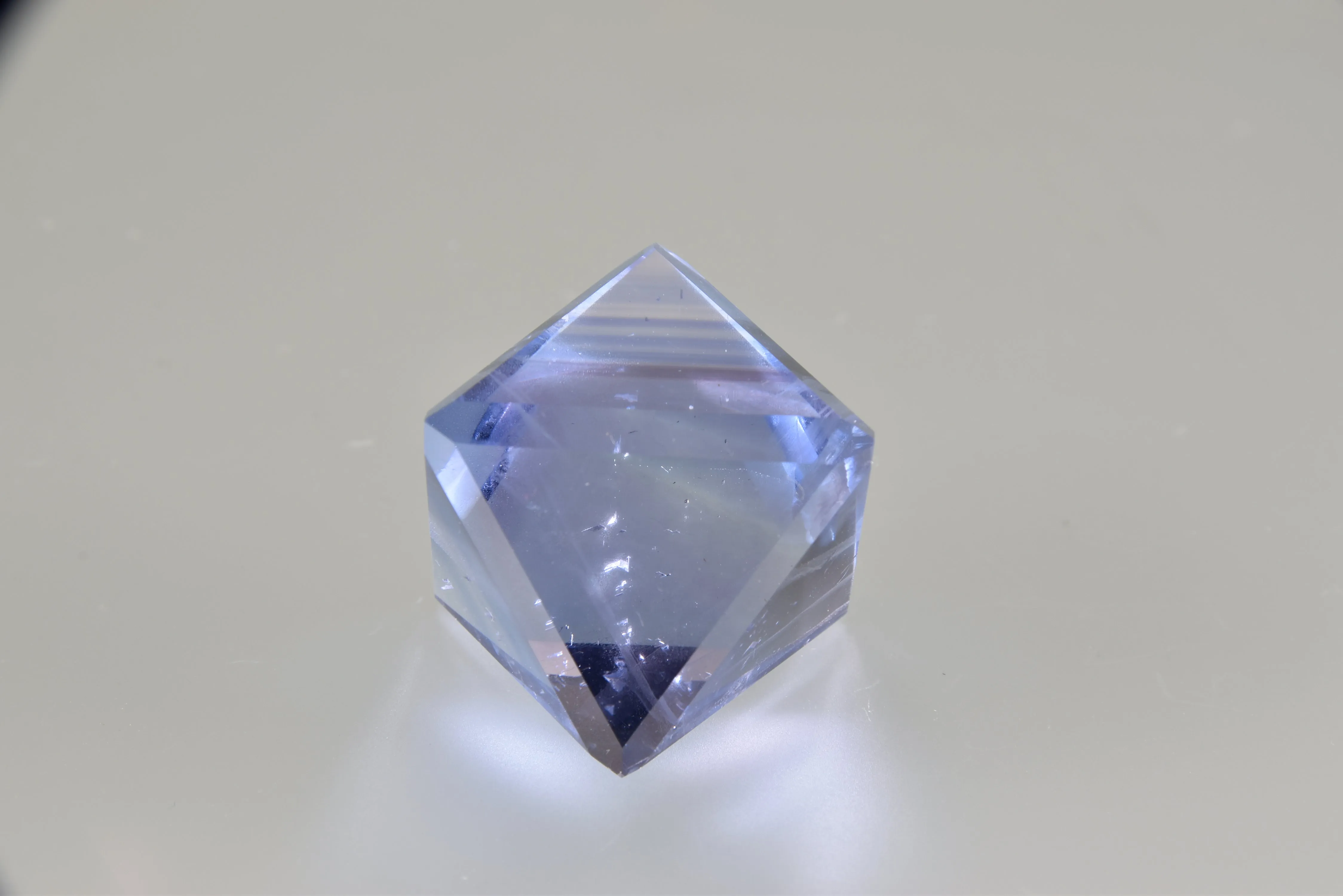 Fluorite, Denton Mine, Harris Creek District, Southern Illinois 2.3 cm on edge $175. 10/19