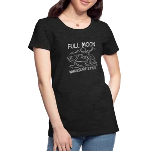 Full Moon Wakesurf Style Women’s Premium T-Shirt