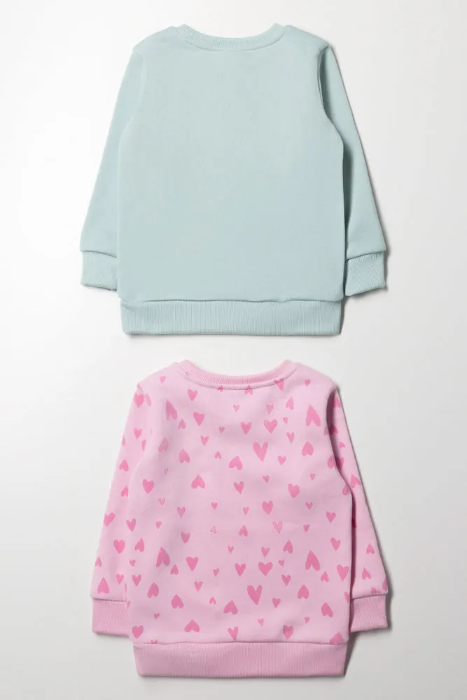 Gabby's Dollhouse 2 Pack Tracktops Light Green And Pink