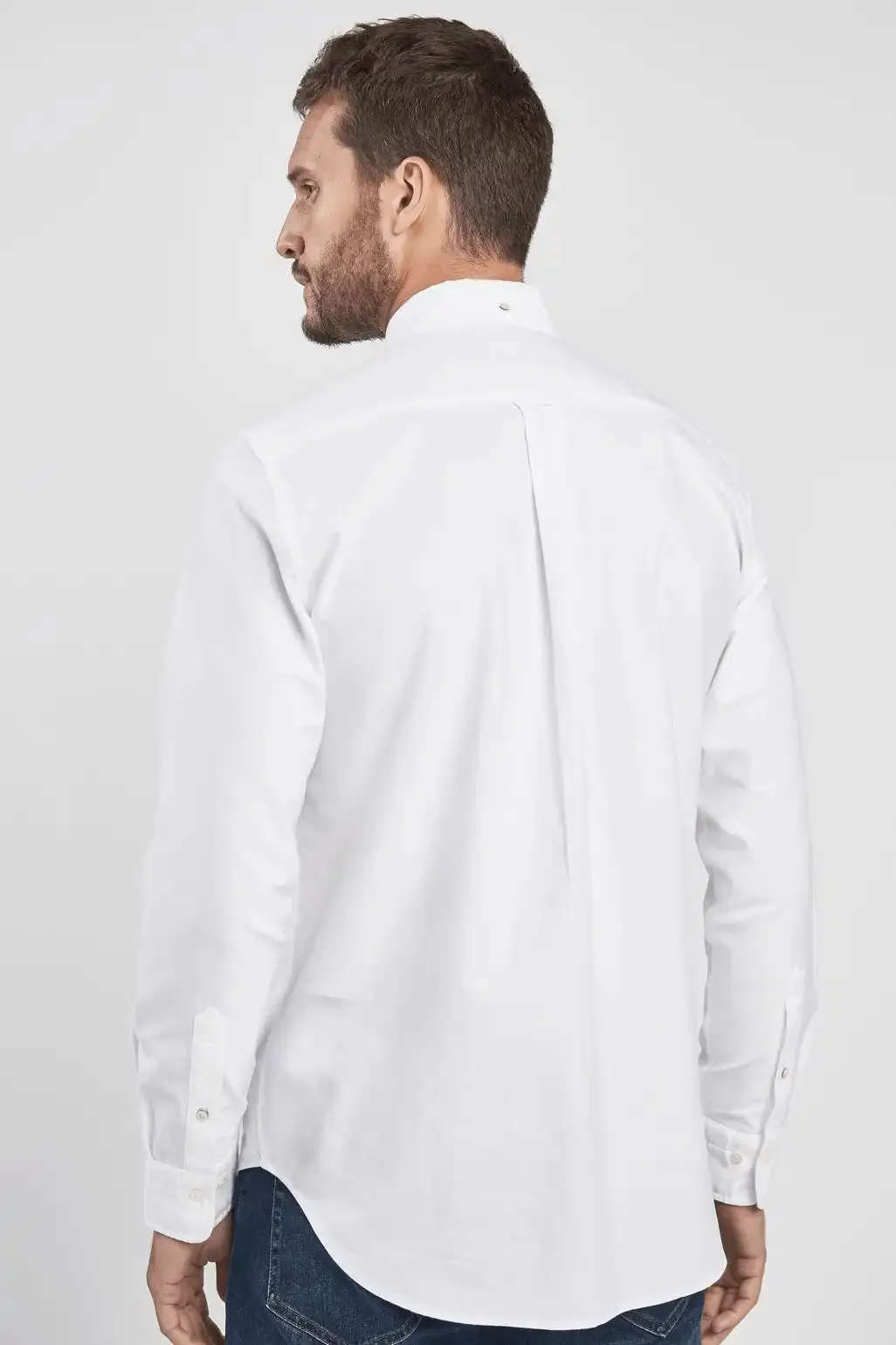 GANT Mens Regular Oxford Shirt White
