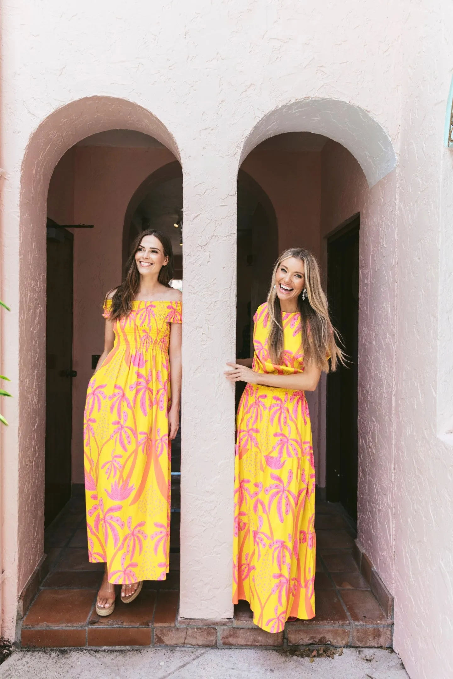 Gardenia Skirt in Antigua Palm