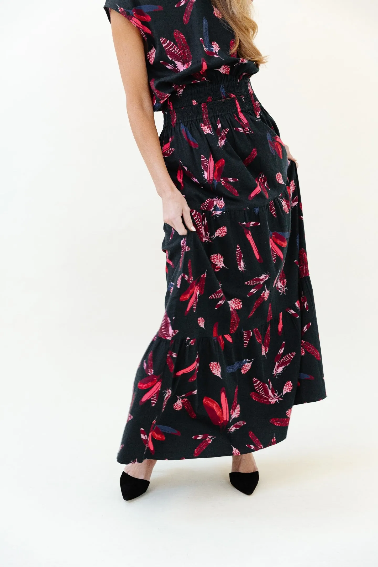 Gardenia Skirt in Mulberry Plume