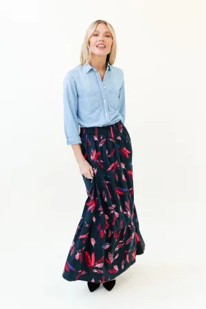 Gardenia Skirt in Mulberry Plume