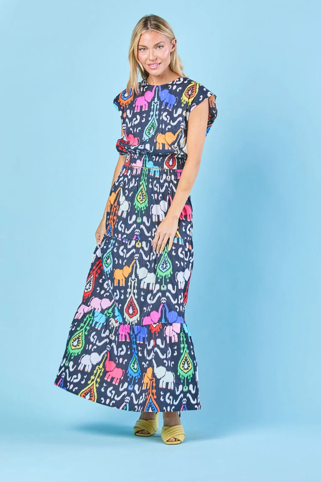 Gardenia Skirt in Onyx Trunk Show