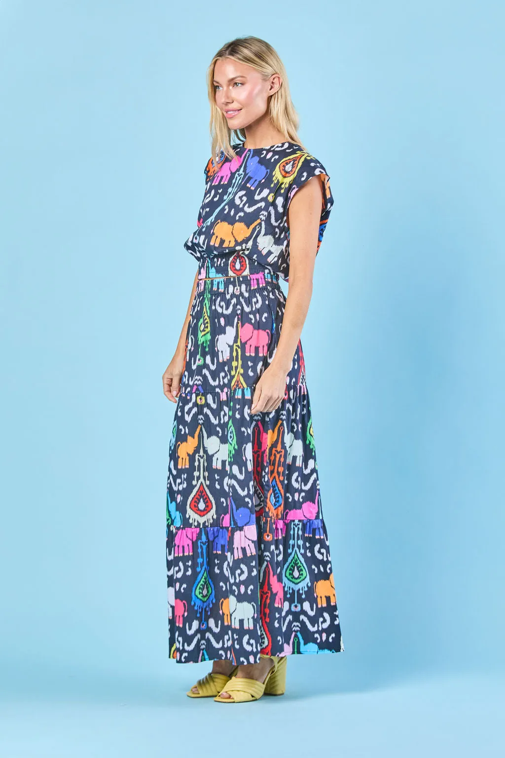 Gardenia Skirt in Onyx Trunk Show