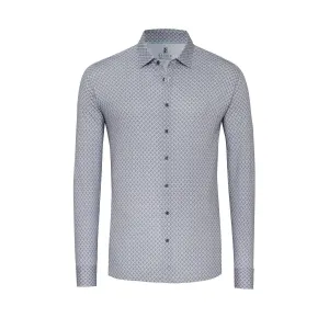 GEOMETRIC PATTERN JERSEY STRETCH