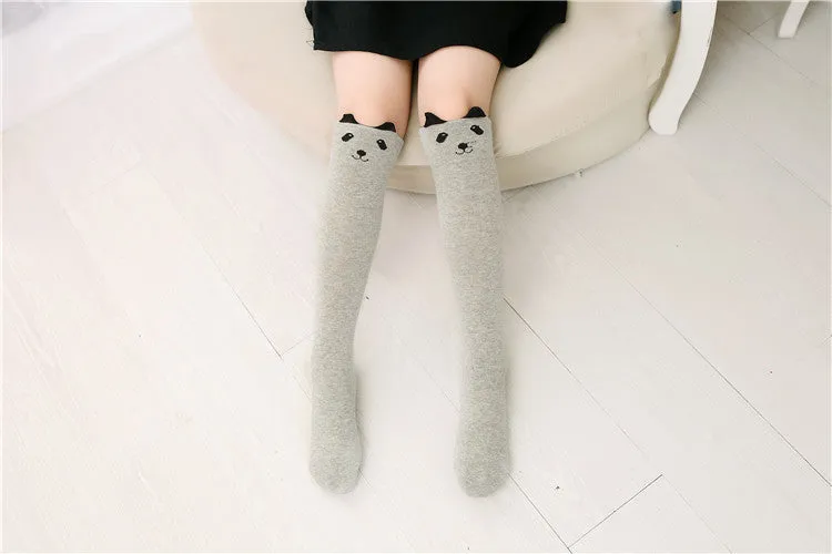 Girls cartoon over the knee socks