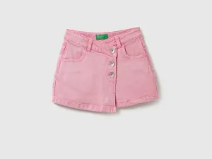 Girls Solid Regular Fit Skirt