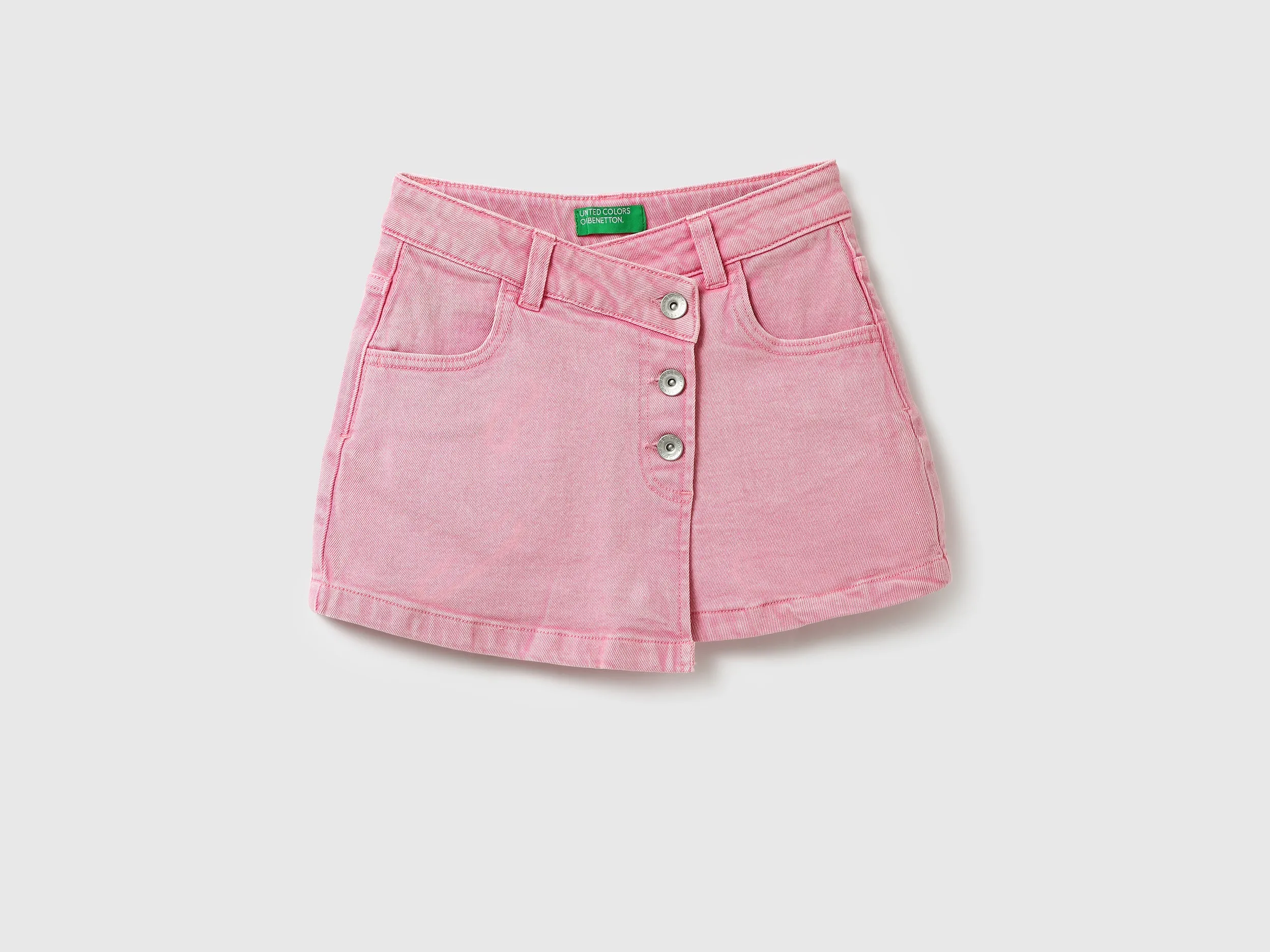 Girls Solid Regular Fit Skirt