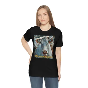 God Needs Vegans! 2 Short Sleeve Tee