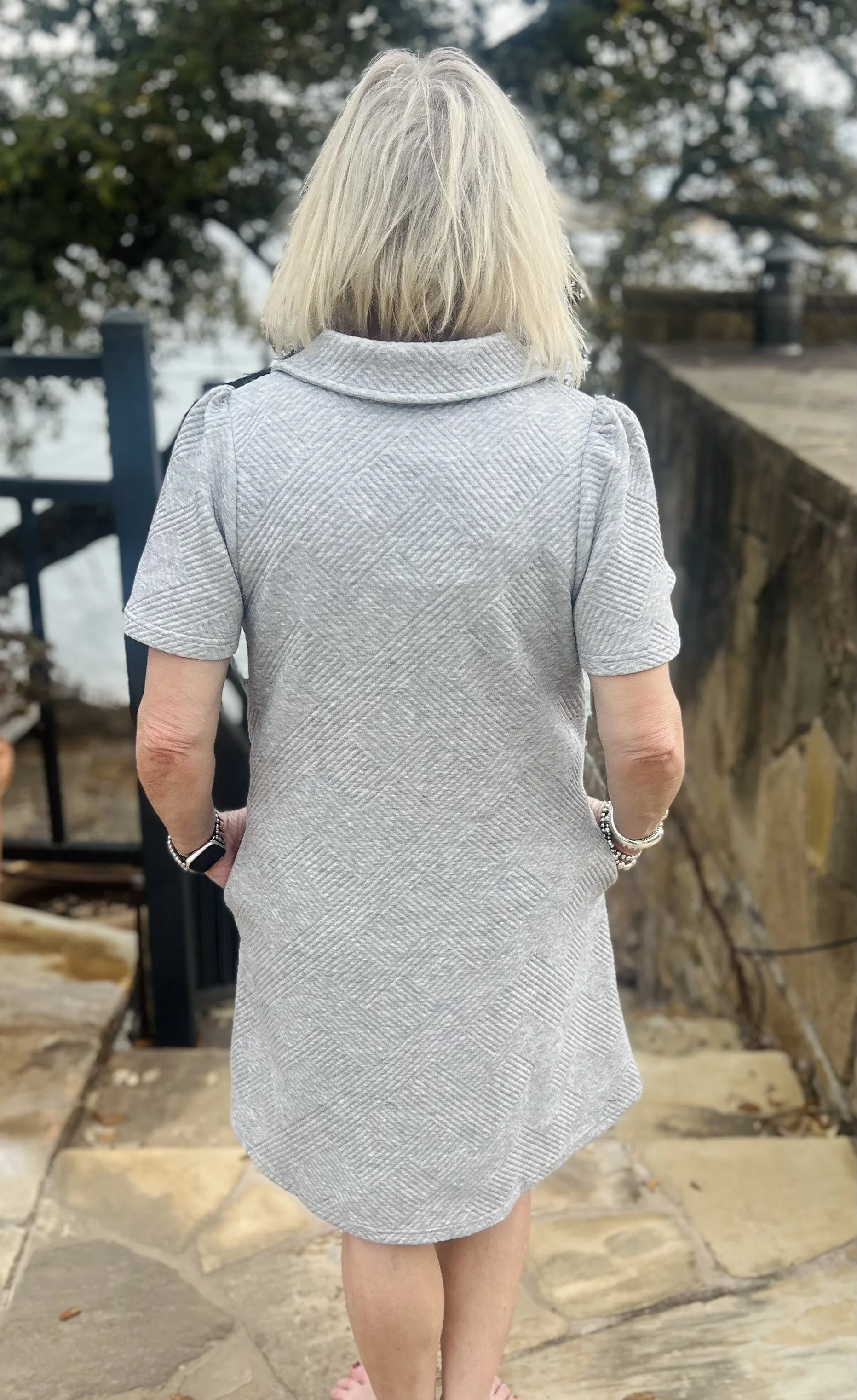 Gracie Gray  Textured Dress