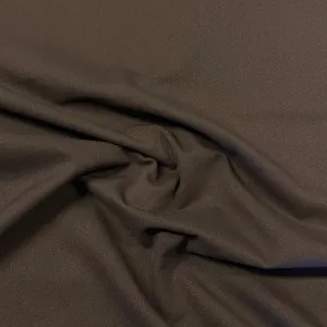 H42 | Viscose Gaberdine Twill Suiting - Brown (72cm end of bolt)