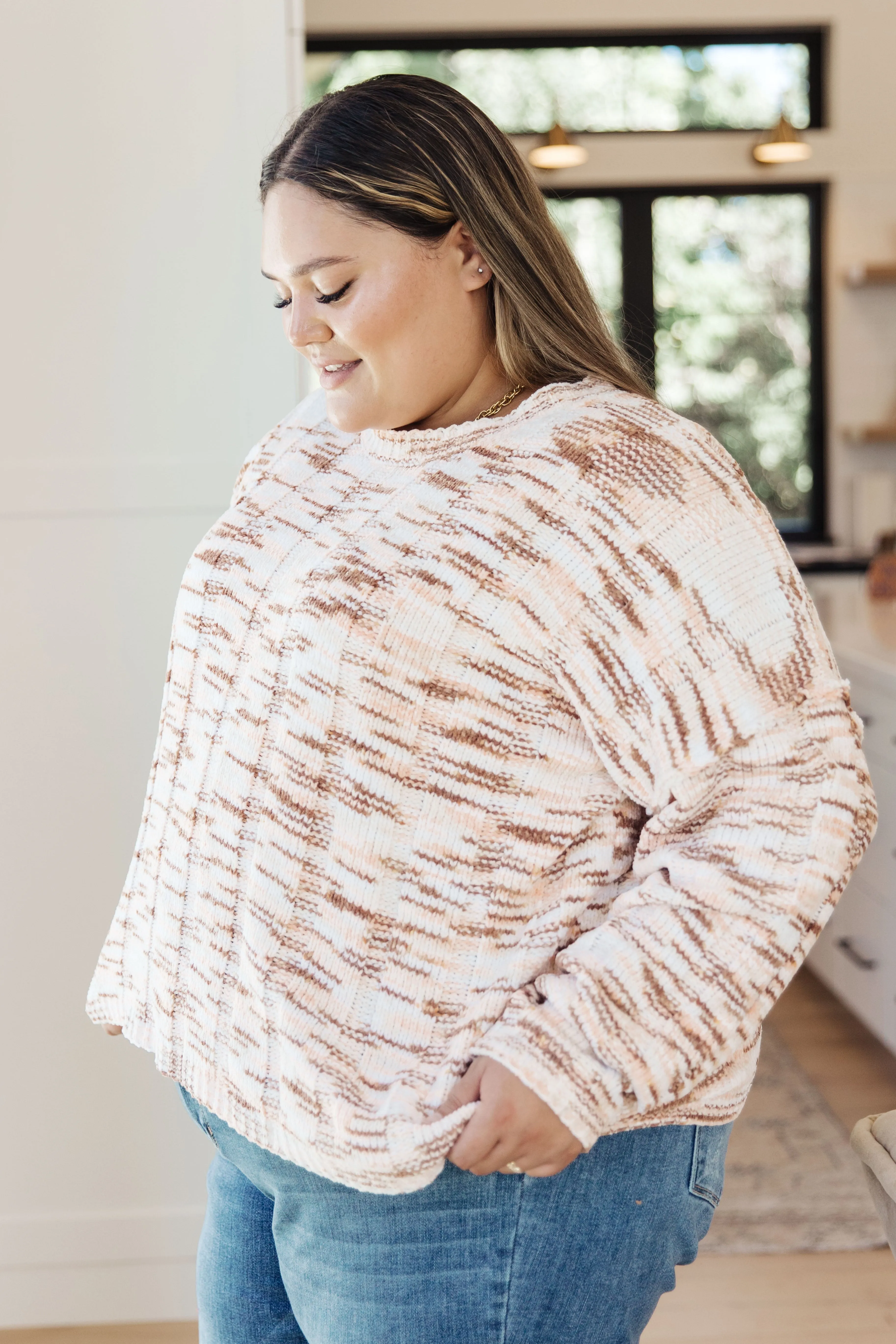 Hazel Blues® |  Wait A Minute Melange Sweater