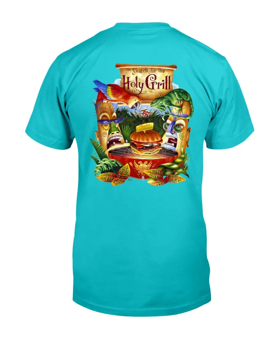 Holy Grill Cheeseburger Paradise BBQ T-shirt Short Sleeve