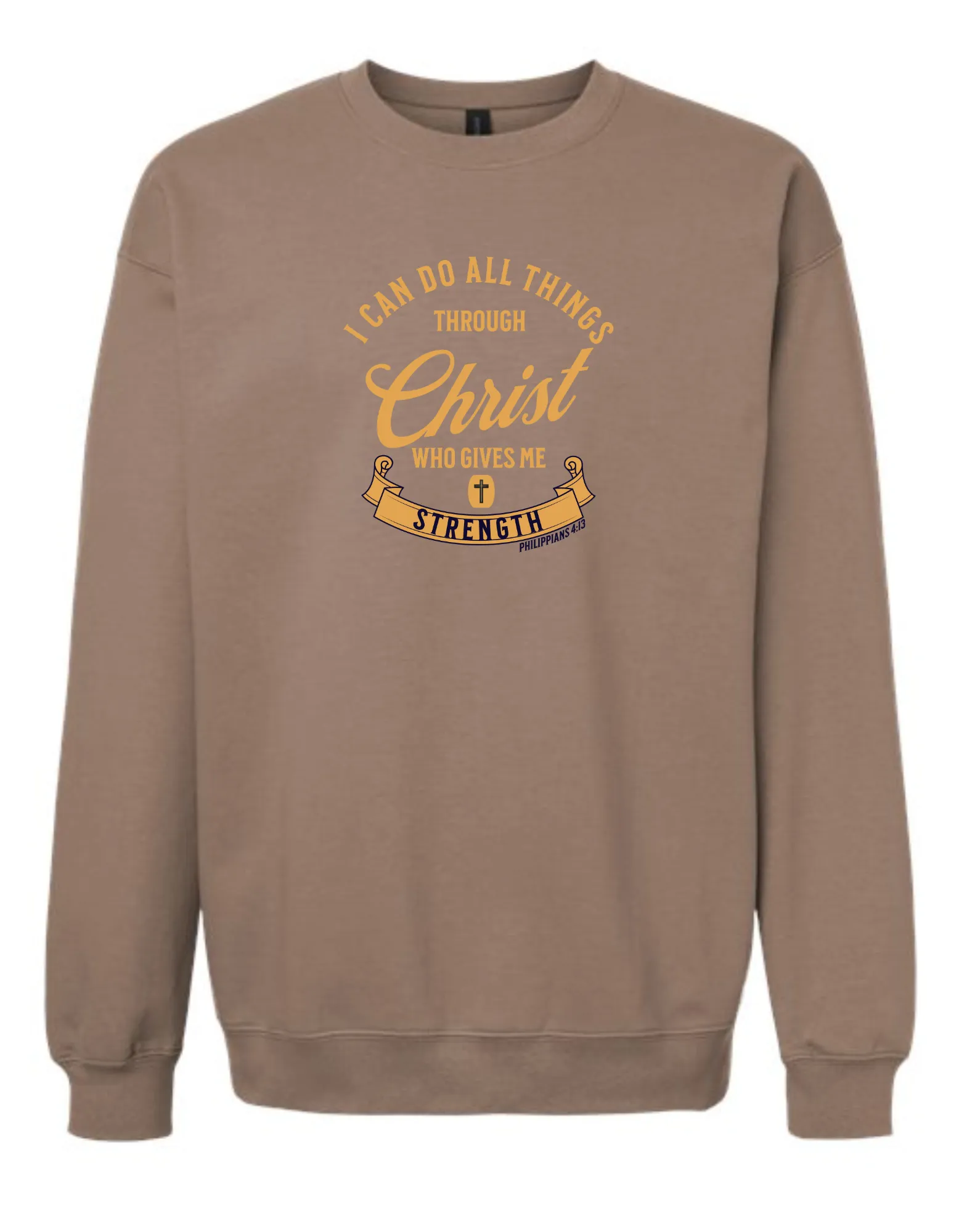 I can do all things through Christ - crew neck sweatshirt