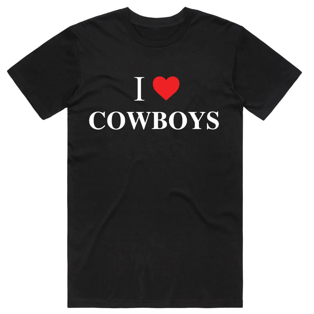 I Love Cowboys T-Shirt
