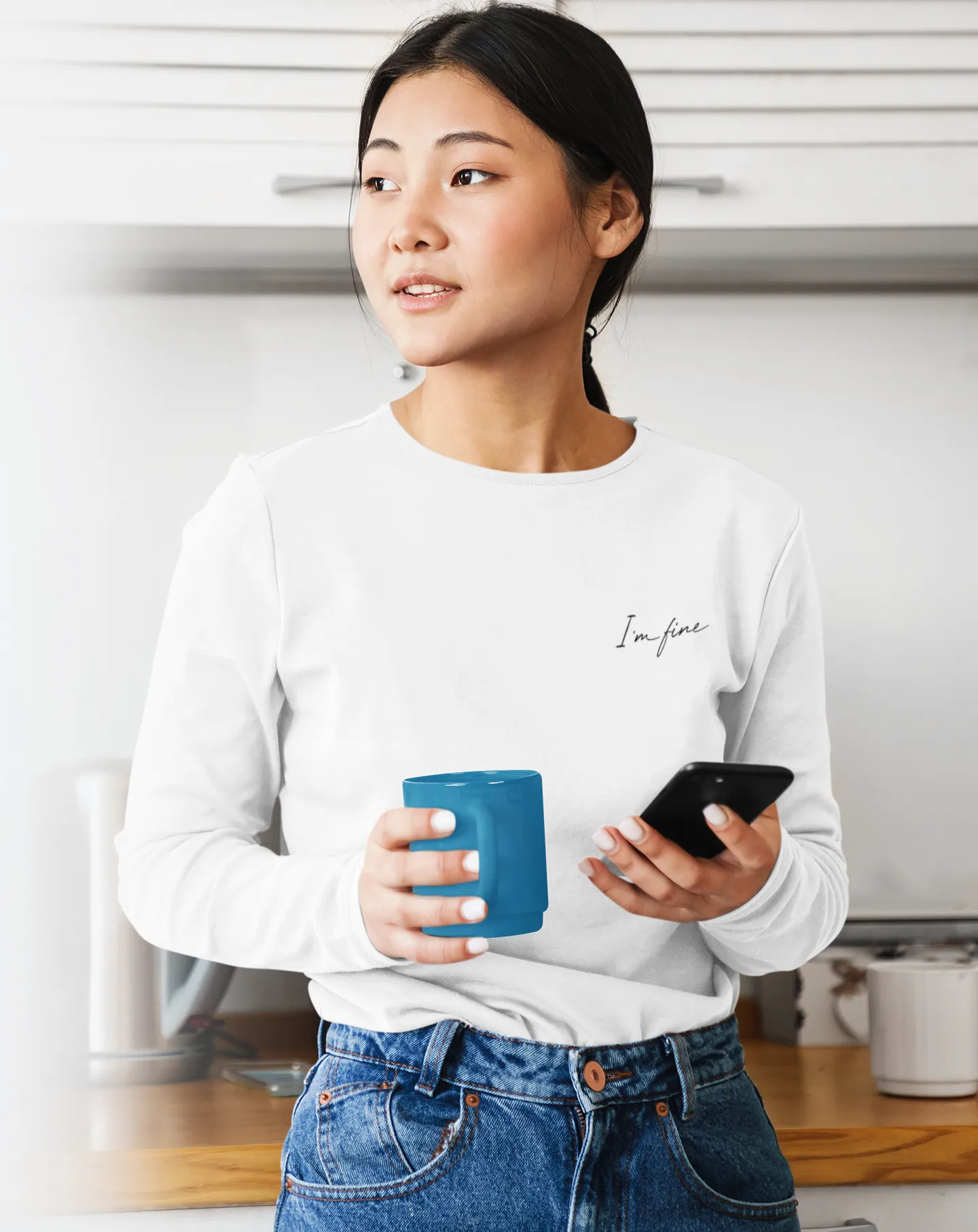 I'm Fine Long Sleeve Tee