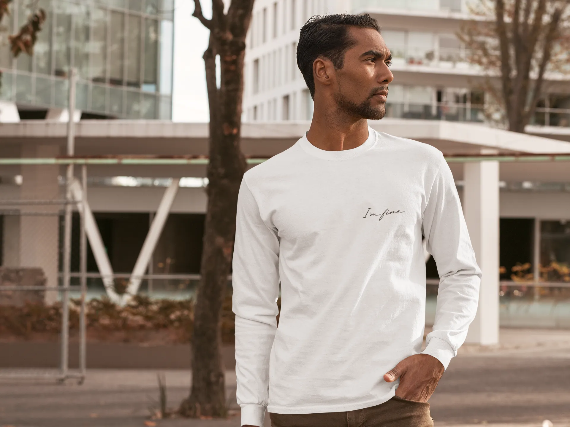 I'm Fine Long Sleeve Tee