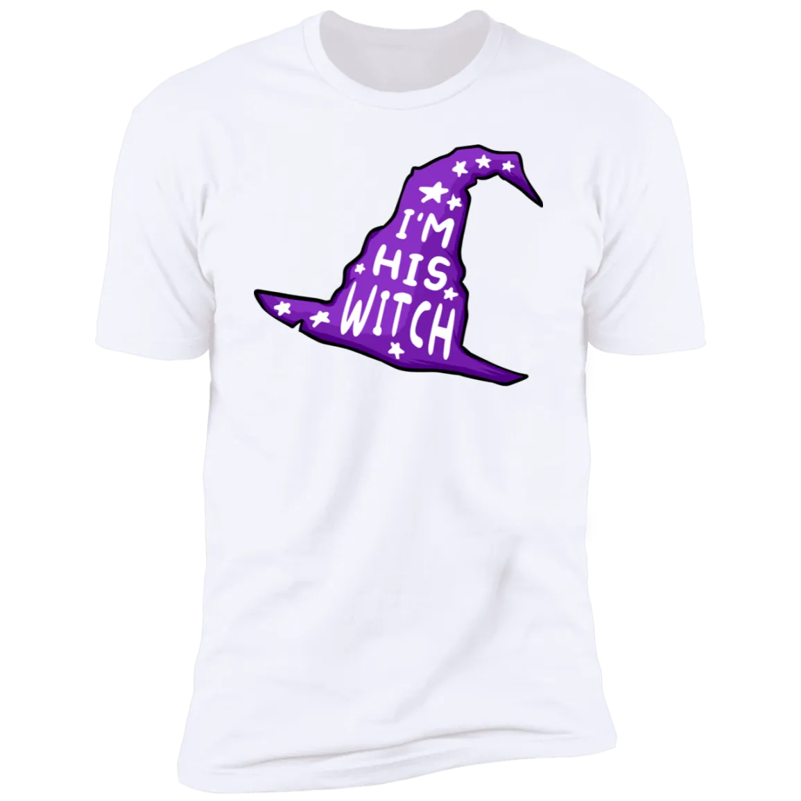I'm Here Boo & I'm His Witch Halloween Couples Shirts