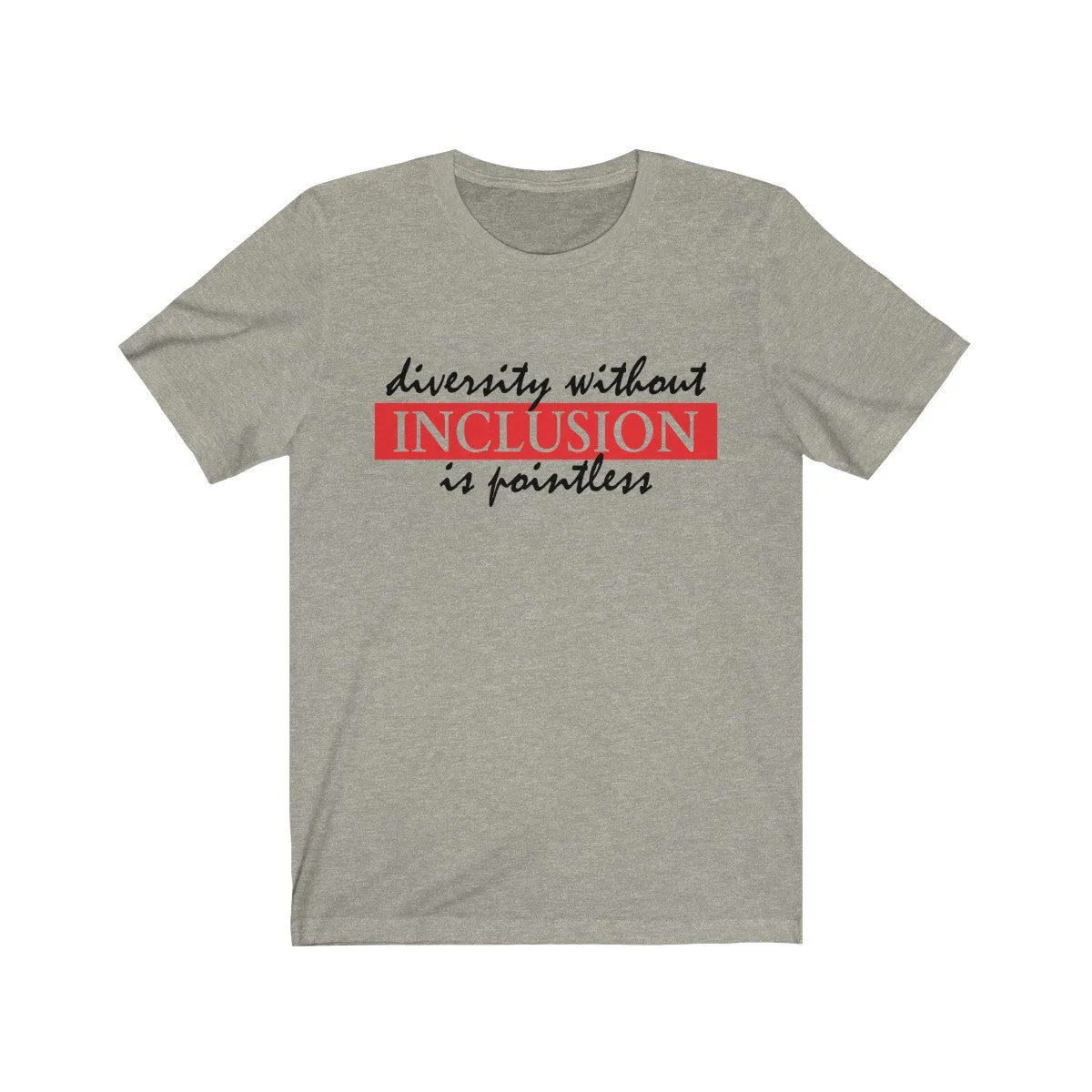 INCLUSION <br>unisex tee (blk)
