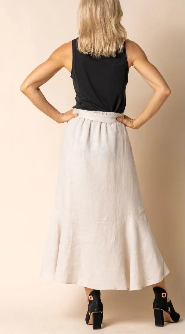 Jayne Linen Skirt