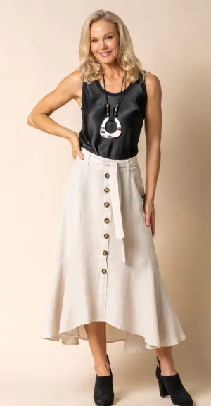 Jayne Linen Skirt