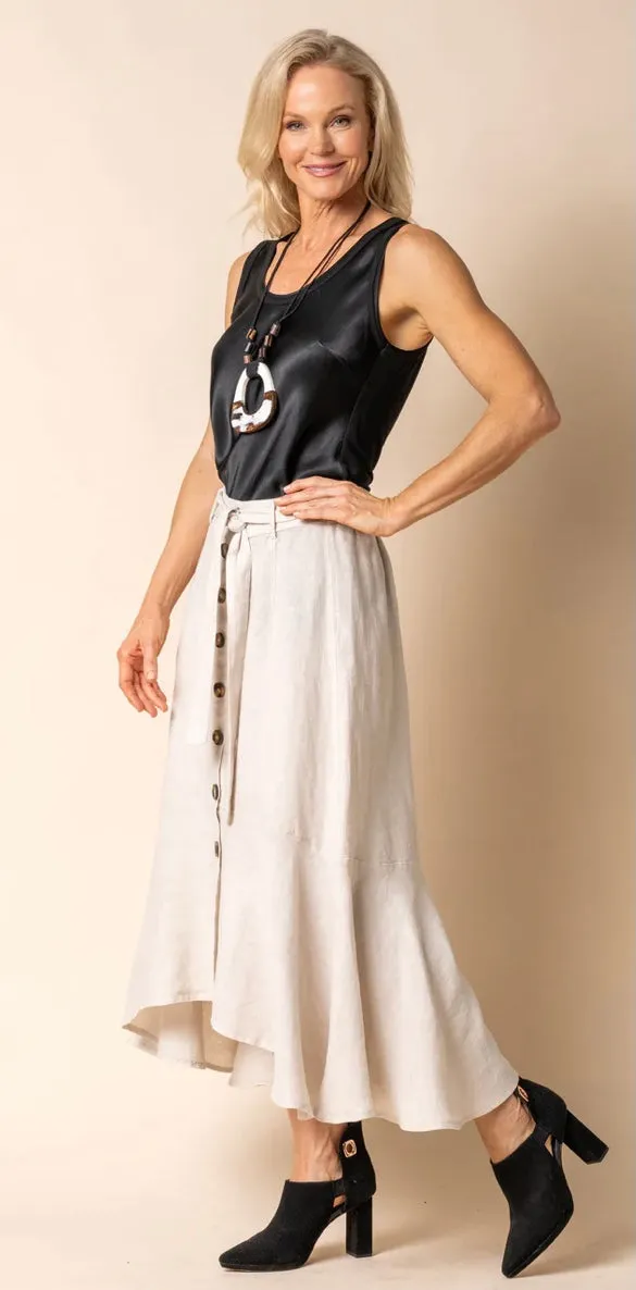 Jayne Linen Skirt