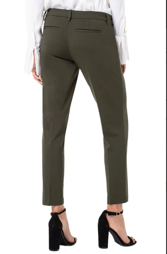 Kelsey Knit Trouser Super Stretch Oak Moss