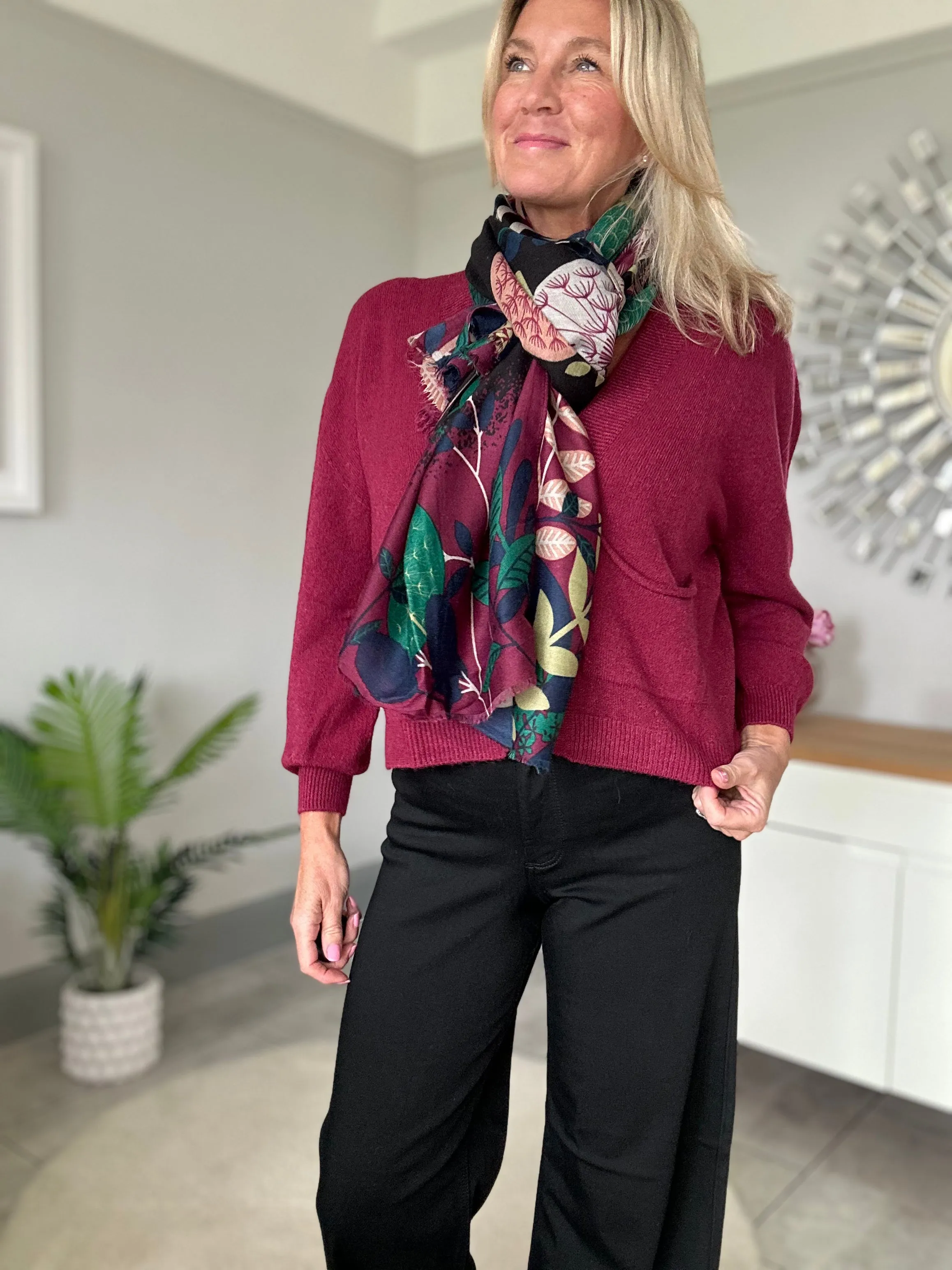 Khaki 2 Button Cardigan