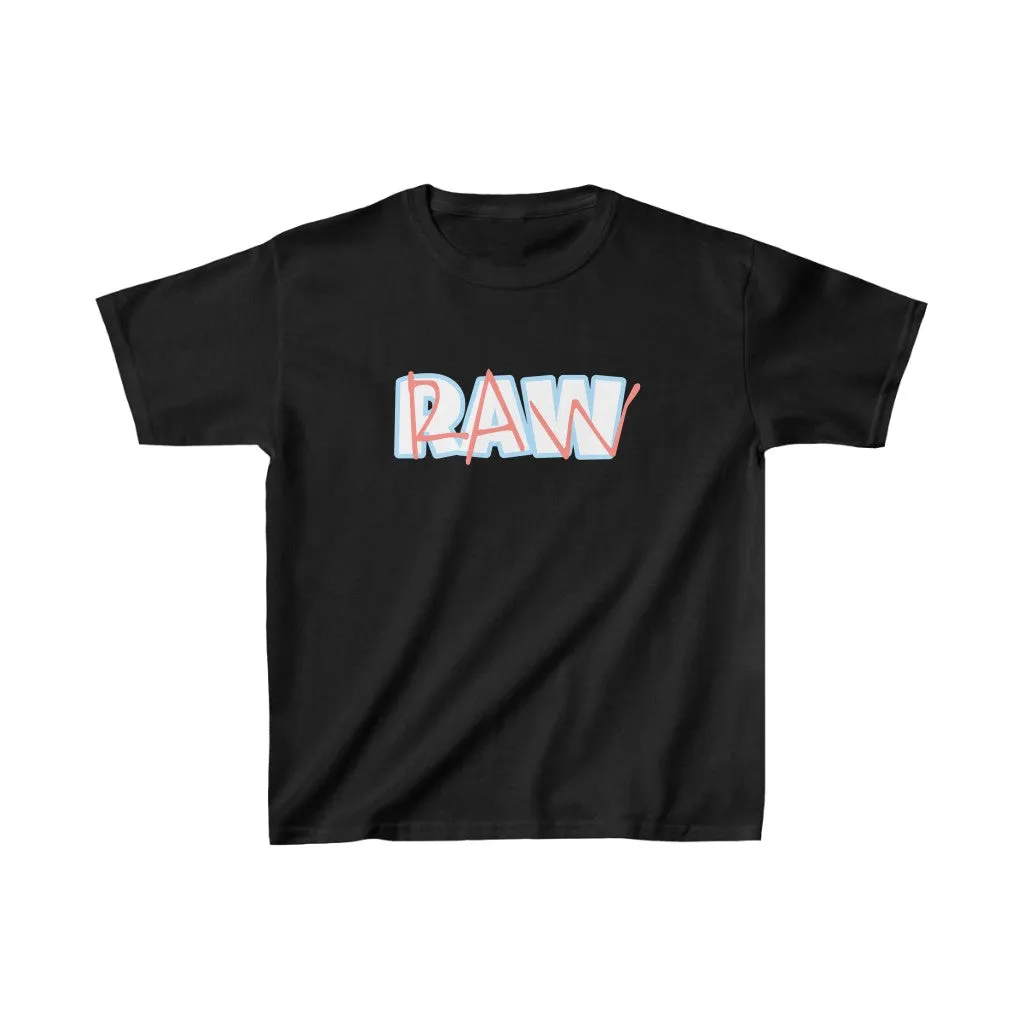 Kids Raw Sushi "RAW on RAW" Heavy Cotton™ Tee