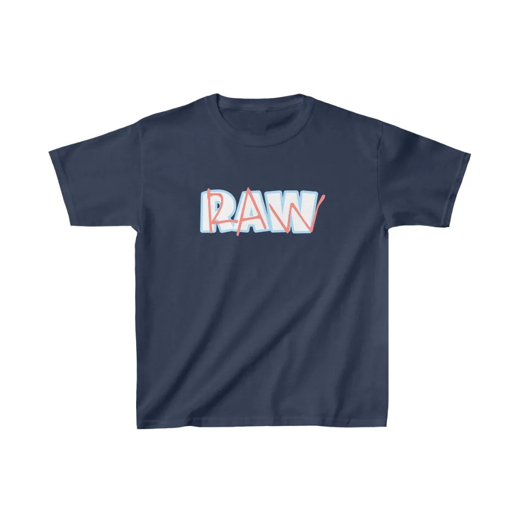 Kids Raw Sushi "RAW on RAW" Heavy Cotton™ Tee