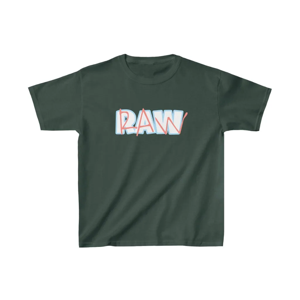 Kids Raw Sushi "RAW on RAW" Heavy Cotton™ Tee