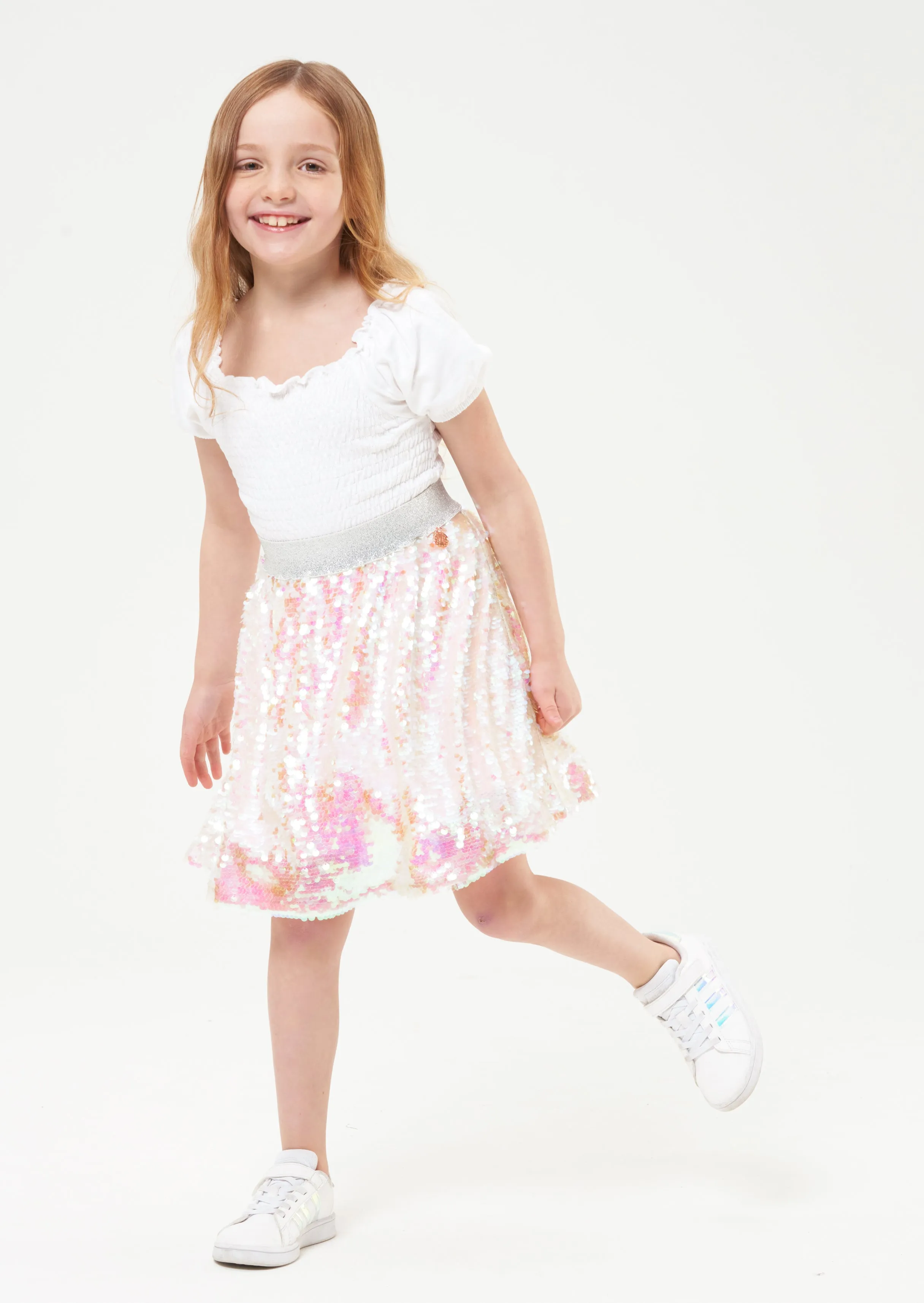 Kiki Iridescent Sequin Skirt