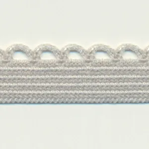 Knit Picot Stretch Tape #131 Nickel