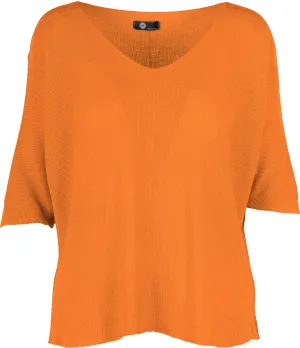 Ladies Lightweight Knitted 3/4 Sleeve Top