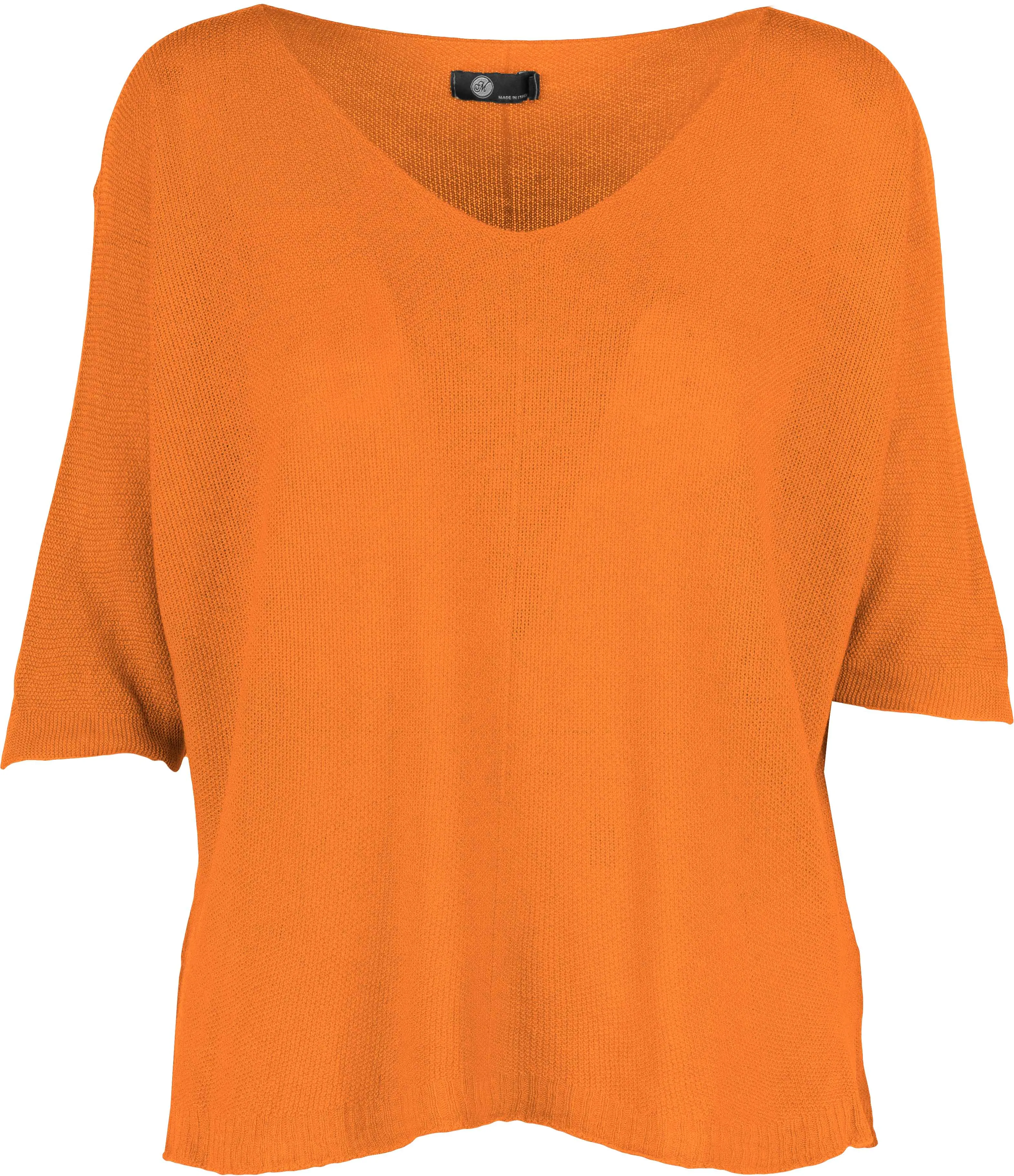 Ladies Lightweight Knitted 3/4 Sleeve Top