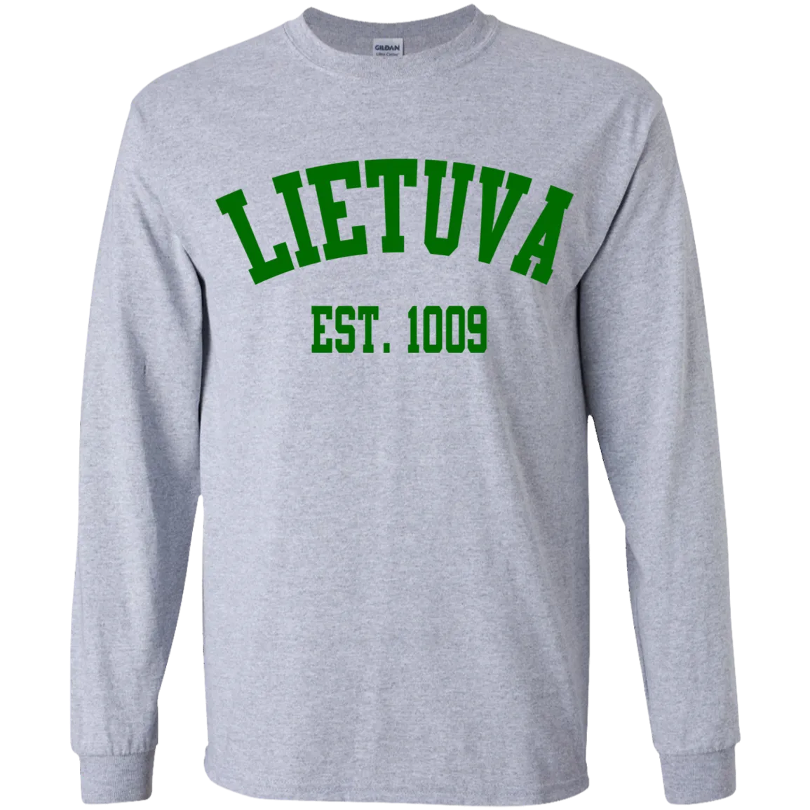 Lietuva Est. 1009 - Boys Youth Classic Long Sleeve T-Shirt