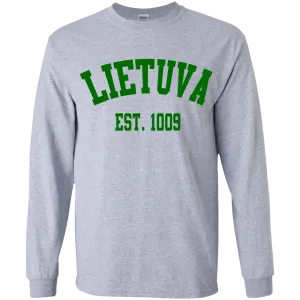 Lietuva Est. 1009 - Boys Youth Classic Long Sleeve T-Shirt