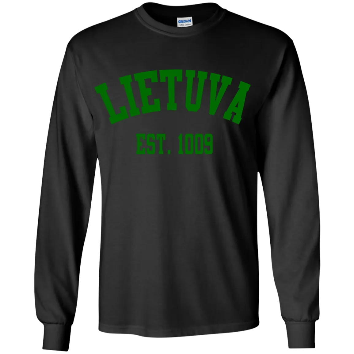 Lietuva Est. 1009 - Boys Youth Classic Long Sleeve T-Shirt