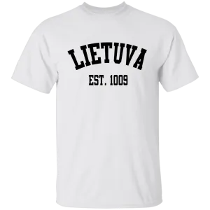 Lietuva Est. 1009 - Boys/Girls Youth Classic Short Sleeve T-Shirt
