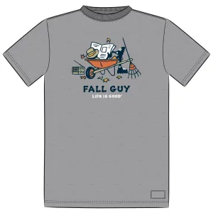 Life Is Good Men's Tee, Heather Gray (Size L)