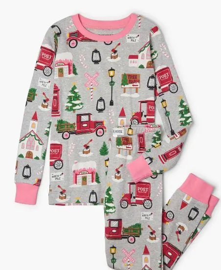 Little Blue House Pj's - Christmas Village - 8