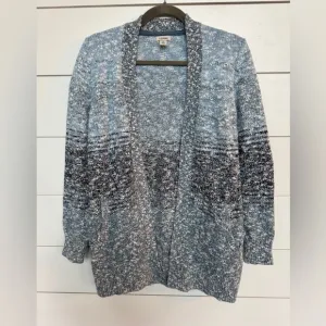 L.L.Bean Fair Isle Cotton Open-faced CardiganSize XS