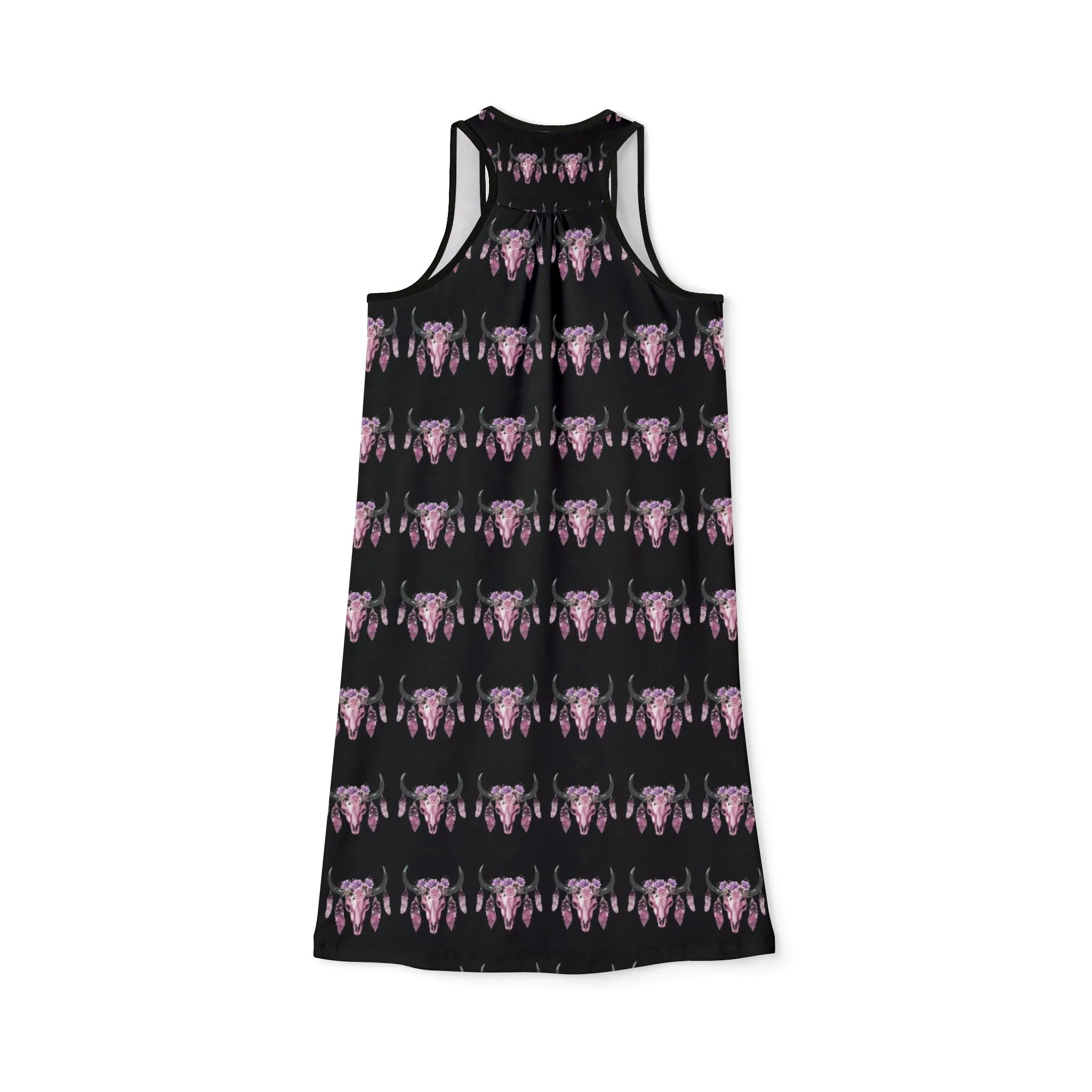 Longhorn Boho Women's Racerback Dress (AOP)